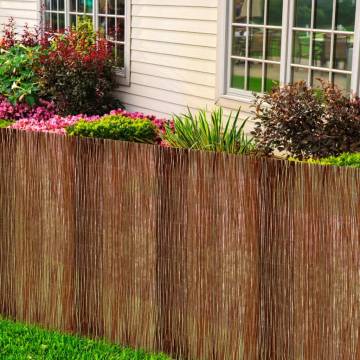 Willow Fence 300x100 cm - Durable Natural Garden Barrier