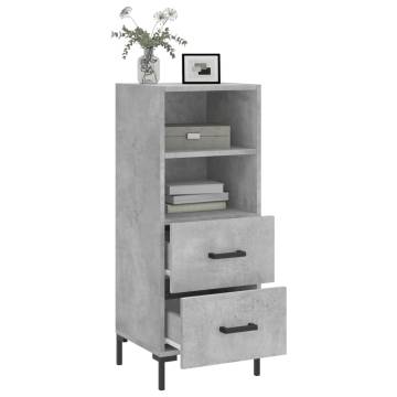 Concrete Grey Sideboard - Modern & Stylish | HipoMarket UK