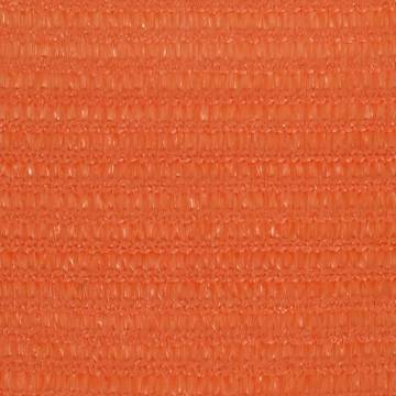 Sunshade Sail 3.6x3.6 m HDPE Orange - UV & Mould Resistant