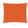 Sunshade Sail 3.6x3.6 m HDPE Orange - UV & Mould Resistant