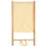 Laundry Basket Cedar Wood & Fabric Beige 42x41x64 cm