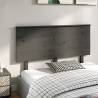 Stylish Grey Bed Headboard - Solid Pine Wood 144x6x82.5 cm