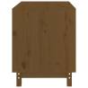 Comfortable Dog House in Honey Brown - Solid Pine Wood