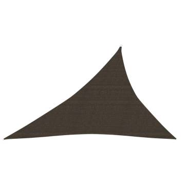 Brown Sunshade Sail 4x5x6.8m - UV & Mould Resistant