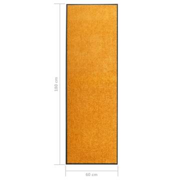 Doormat Washable Orange 60x180 cm - Durable & Stylish