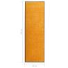 Doormat Washable Orange 60x180 cm - Durable & Stylish