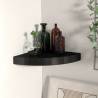 Floating Corner Shelf Black 25x25x3.8 cm MDF Colour black Size 25 x 25 x 3.8 cm Quantity in Package 1 Number of Pieces 