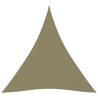 Sunshade Sail Oxford Fabric Triangular 4x5x5 m Beige Colour beige Size 4 x 5 x 5 m Quantity in Package 1 