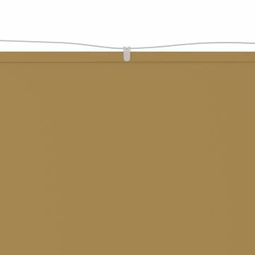 Vertical Awning Beige 140x800 cm | Durable Oxford Fabric