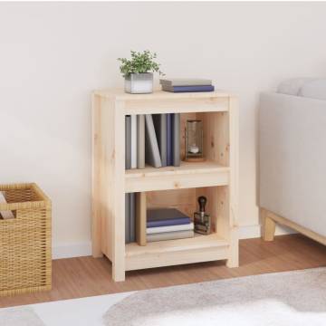 Book Cabinet 50x35x68 cm - Solid Wood Pine | Hipo Market