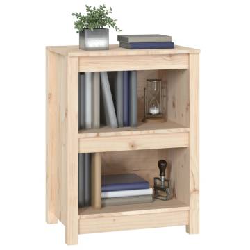 Book Cabinet 50x35x68 cm - Solid Wood Pine | Hipo Market