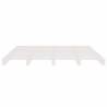 Pallet Bed White 140x190 cm - Solid Wood Pine | HypoMarket