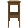 Elegant Honey Brown Console Table - Solid Pine Wood 110x40x75 cm