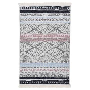 Rug Pink and Aqua 160x230 cm Cotton - Hipomarket