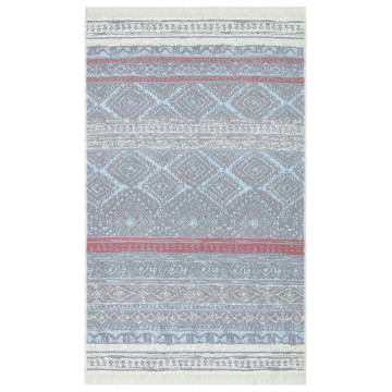 Rug Pink and Aqua 160x230 cm Cotton - Hipomarket