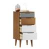 Drawer Cabinet MOLDE Brown | Solid Pine, Classic Scandinavian Style