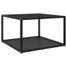 Coffee Table Black 60x60x35 cm Tempered Glass Colour black Size 60 x 60 x 35 cm Quantity in Package 1 