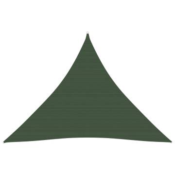 Sunshade Sail 5x5x5 m HDPE Dark Green - 160 g/m² | HiPo Market