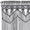 Macrame Curtain Anthracite 140x240 cm - Stylish Interior Decor