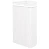 Bamboo Corner Laundry Basket White 60 L | Hipomarket