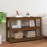 Console Table Honey Brown 110x40x74 cm Solid Wood Pine Colour honey brown Quantity in Package 1 Length 110 cm 