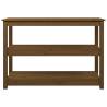 Console Table Honey Brown - Solid Pine Wood - 110x40x74 cm