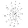 Modern Quartz Wall Clock - 50 cm Elegant Design
