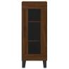 Stylish Highboard Brown Oak | 34.5x34x180 cm | Hipomarket