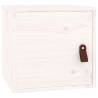 Wall Cabinet White 31.5x30x30 cm - Solid Pine Wood Design