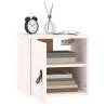 Wall Cabinet White 31.5x30x30 cm - Solid Pine Wood Design