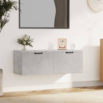 Wall Cabinet Concrete Grey - Stylish Storage Solution