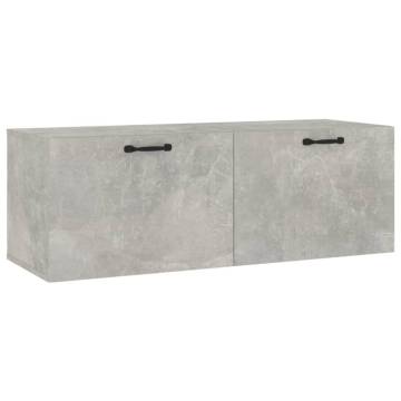 Wall Cabinet Concrete Grey - Stylish Storage Solution