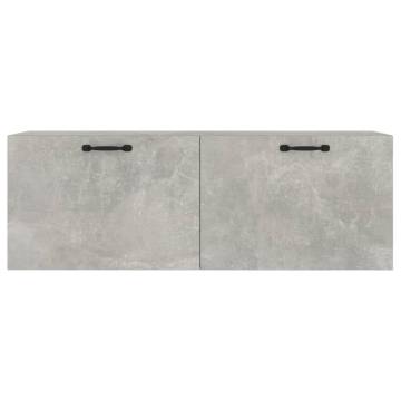 Wall Cabinet Concrete Grey - Stylish Storage Solution