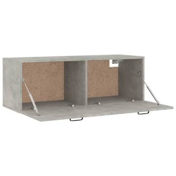 Wall Cabinet Concrete Grey - Stylish Storage Solution