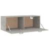 Wall Cabinet Concrete Grey - Stylish Storage Solution