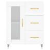 Stylish Highboard White 69.5x34x180 cm - Durable & Elegant