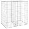 Gabion Wall with Covers - Galvanised Steel 100x60x100 cm