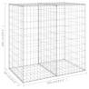 Gabion Wall with Covers - Galvanised Steel 100x60x100 cm