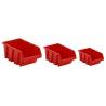 35 Piece Workshop Shelf Set - Red & Black Storage Solution