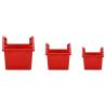 35 Piece Workshop Shelf Set - Red & Black Storage Solution