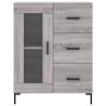 Highboard Grey Sonoma - Stylish Engineered Wood Storage Cabinet