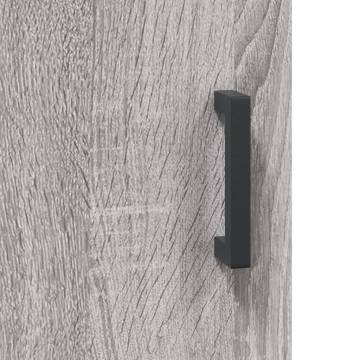 Highboard Grey Sonoma - Stylish Engineered Wood Storage Cabinet