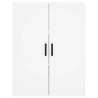 Stylish White Highboard - 69.5x34x180 cm | Hipomarket