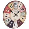 Vintage 30 cm Colourful Wall Clock - Retro Decor | HipoMarket