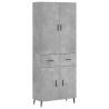 Highboard Concrete Grey - Stylish Storage Solution | HipoMarket