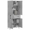 Highboard Concrete Grey - Stylish Storage Solution | HipoMarket