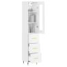 Highboard High Gloss White - Stylish Storage Solution