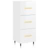 Highboard High Gloss White - Stylish Storage Solution