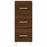 Elegant Highboard Brown Oak - 34.5x34x180 cm | Hipomarket