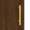 Elegant Highboard Brown Oak - 34.5x34x180 cm | Hipomarket